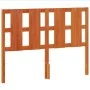 Cabecero de cama madera maciza de pino marrón cera 135 cm de , Cabeceros y pies de cama - Ref: Foro24-844220, Precio: 46,72 €...