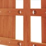 Bettkopfteil aus massivem Kiefernholz in Wachsbraun, 135 cm von , Kopf- und Fußteile - Ref: Foro24-844220, Preis: 47,18 €, Ra...