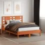 Bettkopfteil aus massivem Kiefernholz in Wachsbraun, 135 cm von , Kopf- und Fußteile - Ref: Foro24-844333, Preis: 50,31 €, Ra...