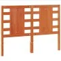 Cabecero de cama madera maciza de pino marrón cera 135 cm de , Cabeceros y pies de cama - Ref: Foro24-844333, Precio: 45,30 €...