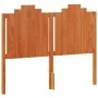 Wax brown solid pine wood bed headboard 135 cm by , Headboards and footboards - Ref: Foro24-844283, Price: 50,24 €, Discount: %