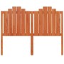 Wax brown solid pine wood bed headboard 135 cm by , Headboards and footboards - Ref: Foro24-844283, Price: 50,70 €, Discount: %