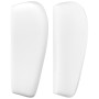 Cabecero de cuero sintético blanco 103x23x78/88 cm