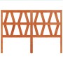 Wax brown solid pine wood bed headboard 160 cm by , Headboards and footboards - Ref: Foro24-844306, Price: 45,29 €, Discount: %