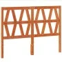 Cabecero de cama madera maciza de pino marrón cera 160 cm de , Cabeceros y pies de cama - Ref: Foro24-844306, Precio: 44,84 €...