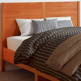 Bettkopfteil aus massivem Kiefernholz in Wachsbraun, 180 cm von , Kopf- und Fußteile - Ref: Foro24-844327, Preis: 75,89 €, Ra...