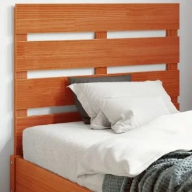 Bettkopfteil aus massivem Kiefernholz in Wachsbraun, 90 cm von , Kopf- und Fußteile - Ref: Foro24-844442, Preis: 33,63 €, Rab...