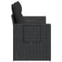 Sofá de jardín 2 plazas con cojines ratán sintético negro by , Outdoor sofas - Ref: Foro24-365990, Price: 209,27 €, Discount: %