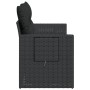 Sofá de jardín 2 plazas con cojines ratán sintético negro by , Outdoor sofas - Ref: Foro24-365990, Price: 187,13 €, Discount: %