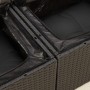 Sofá de jardín 2 plazas con cojines ratán sintético negro by , Outdoor sofas - Ref: Foro24-365990, Price: 187,13 €, Discount: %