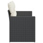 Sofá de jardín 2 plazas con cojines ratán sintético negro by , Outdoor sofas - Ref: Foro24-366016, Price: 160,93 €, Discount: %