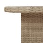 Gartentisch aus Kunst-Rattan und Akazienholz in Beige, 80x80x71 cm. von , Gartentische - Ref: Foro24-368271, Preis: 129,92 €,...