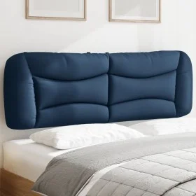 Padded headboard with blue fabric 160 cm by , Headboards and footboards - Ref: Foro24-374594, Price: 88,84 €, Discount: %