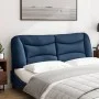 Padded headboard with blue fabric 160 cm by , Headboards and footboards - Ref: Foro24-374594, Price: 88,86 €, Discount: %