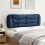 Padded headboard with blue fabric 160 cm by , Headboards and footboards - Ref: Foro24-374594, Price: 88,86 €, Discount: %