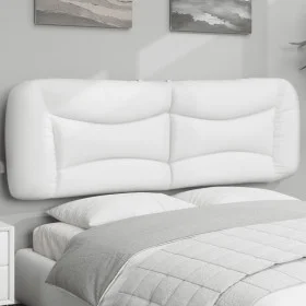 Weißes gepolstertes Bettkopfteil aus Kunstleder, 160 cm von , Kopf- und Fußteile - Ref: Foro24-374596, Preis: 87,81 €, Rabatt: %