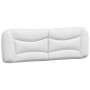 Weißes gepolstertes Bettkopfteil aus Kunstleder, 160 cm von , Kopf- und Fußteile - Ref: Foro24-374596, Preis: 89,08 €, Rabatt: %