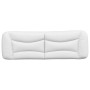 Weißes gepolstertes Bettkopfteil aus Kunstleder, 160 cm von , Kopf- und Fußteile - Ref: Foro24-374596, Preis: 89,08 €, Rabatt: %