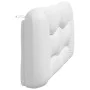Cabecero de cama acolchado cuero sintético blanco 160 cm de , Cabeceros y pies de cama - Ref: Foro24-374596, Precio: 87,81 €,...