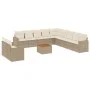 Set de sofás de jardín 12 pzas y cojines ratán sintético marrón by , Garden sets - Ref: Foro24-3224203, Price: 858,52 €, Disc...