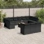 Set sofás de jardín 14 pzas con cojines ratán sintético negro by , Garden sets - Ref: Foro24-3223920, Price: 882,86 €, Discou...
