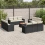 Set de sofás de jardín y cojines 13 pzas ratán sintético negro by , Garden sets - Ref: Foro24-3224054, Price: 842,01 €, Disco...