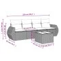 Juego de sofás jardín con cojines 5 pzas ratán sintético beige by , Garden sets - Ref: Foro24-3253425, Price: 391,07 €, Disco...