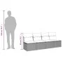 Sofá de jardín de 4 plazas con cojines en ratán sintético negro by , Outdoor sofas - Ref: Foro24-365965, Price: 223,37 €, Dis...