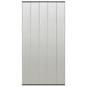 Mosquitera de puerta cortina malla poliéster negro 100x220 cm