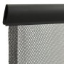 Mosquitera de puerta cortina malla poliéster negro 100x220 cm