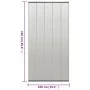 Fliegengitter für Tür, Vorhang aus schwarzem Polyester-Mesh, 100x220 cm. von , Moskitonetze für Fenster - Ref: Foro24-148710,...