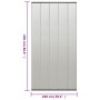 Fliegengitter für Tür, Vorhang aus schwarzem Polyester-Mesh, 100x220 cm. von , Moskitonetze für Fenster - Ref: Foro24-148710,...