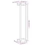 Toallero de madera de pino maciza marrón encerado 23x18x110 cm by , Towel racks - Ref: Foro24-844475, Price: 24,64 €, Discoun...