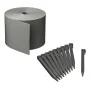 Nature Set de borde para jardín con picas gris 15 cm x 10 m de , Ribetes y bordes para jardín - Ref: Foro24-447503, Precio: 5...