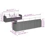Gartensofa-Set mit beigen Kissen 8 Stück PE-Rattan von , Gartensets - Ref: Foro24-3224029, Preis: 492,66 €, Rabatt: %