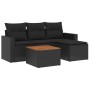 5-teiliges Gartenmöbel-Set und schwarze synthetische Rattankissen von , Gartensets - Ref: Foro24-3224088, Preis: 284,16 €, Ra...