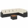 8-piece garden sofa set and black synthetic rattan cushions by , Garden sets - Ref: Foro24-3224152, Price: 452,30 €, Discount: %