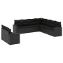 8-piece garden sofa set and black synthetic rattan cushions by , Garden sets - Ref: Foro24-3219135, Price: 620,78 €, Discount: %