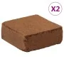 Coconut fiber blocks 2 pcs 5 kg each 10 kg total by , Earth and sand - Ref: Foro24-155729, Price: 55,60 €, Discount: %