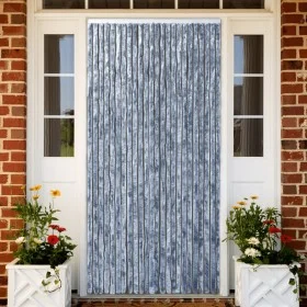 Silver chenille mosquito net curtain 100x220 cm by vidaXL, Mosquito nets for windows - Ref: Foro24-284287, Price: 65,10 €, Di...