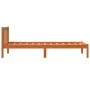 Wax brown solid pine wood bed frame 75x190 cm by , Beds and slatted bases - Ref: Foro24-844801, Price: 63,71 €, Discount: %