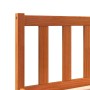 Wachsbrauner Bettrahmen aus massivem Kiefernholz, 75 x 190 cm von , Betten und Lattenroste - Ref: Foro24-844801, Preis: 64,51...