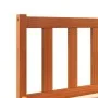 Wax brown solid pine wood bed frame 75x190 cm by , Beds and slatted bases - Ref: Foro24-844801, Price: 63,71 €, Discount: %