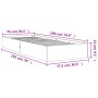Estructura de cama madera maciza de pino marrón cera 75x190 cm de , Camas y somieres - Ref: Foro24-844822, Precio: 71,83 €, D...