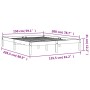 Wax brown pine solid wood bed frame 150x200 cm by , Beds and slatted bases - Ref: Foro24-844860, Price: 87,50 €, Discount: %