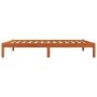 Estructura de cama madera maciza de pino marrón cera 90x200 cm de , Camas y somieres - Ref: Foro24-844848, Precio: 56,46 €, D...