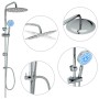 Kombiniertes Duschset mit Edelstahl-Handbrause von vidaXL, Duschköpfe - Ref: Foro24-145056, Preis: 68,40 €, Rabatt: %