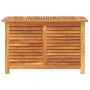 Caja de almacenaje de jardín madera maciza acacia 90x50x56 cm de , Cajas de almacenaje para exteriores - Ref: Foro24-365840, ...