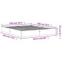 Wax brown pine solid wood bed frame 150x200 cm by , Beds and slatted bases - Ref: Foro24-844817, Price: 117,09 €, Discount: %