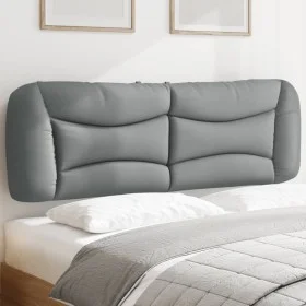Padded headboard light gray fabric 160 cm by , Headboards and footboards - Ref: Foro24-374588, Price: 60,67 €, Discount: %